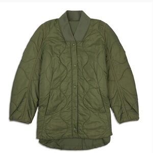Lululemon Water Repellent Quilted Bomber Jacket